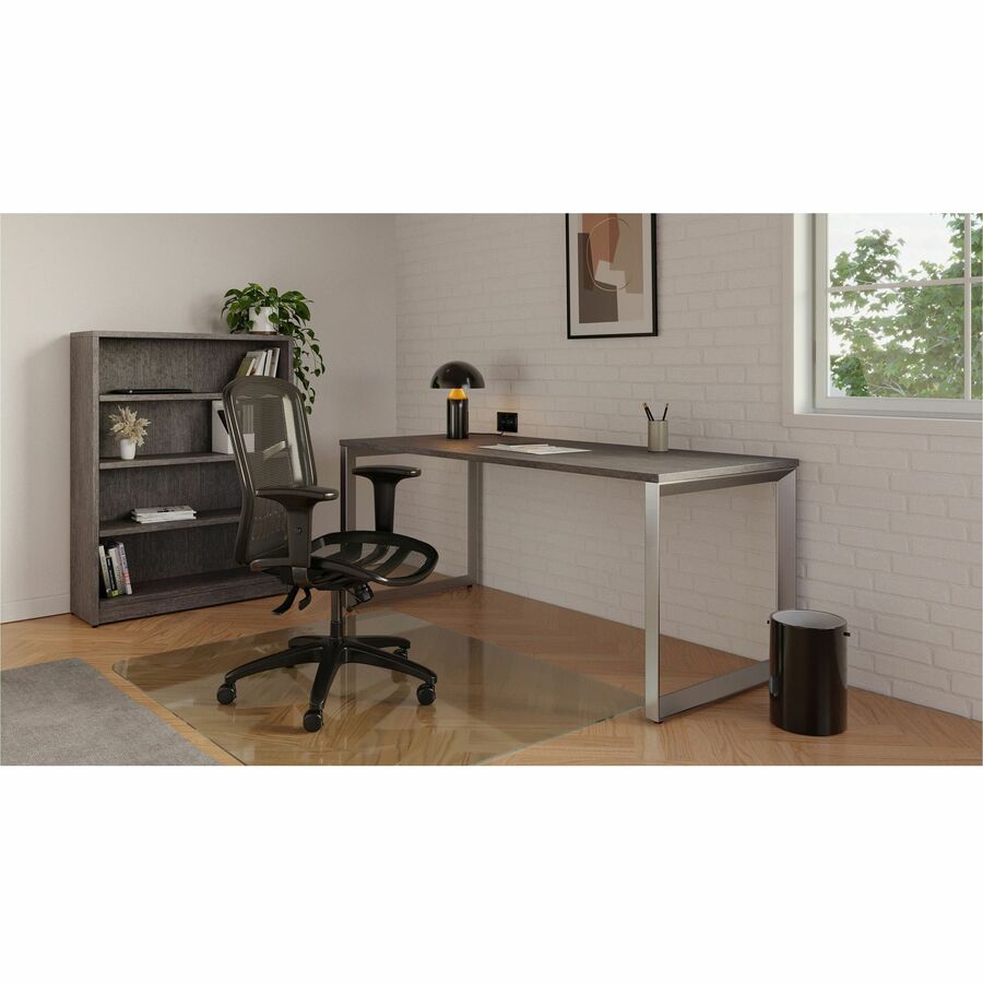 Lorell Executive Mesh High-Back Swivel Office Chair - Black Seat Color - Mesh Seat Material - Black Frame Color - 1 Each