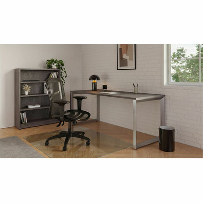 Lorell Executive Mesh High-Back Swivel Office Chair - Black Seat Color - Mesh Seat Material - Black Frame Color - 1 Each
