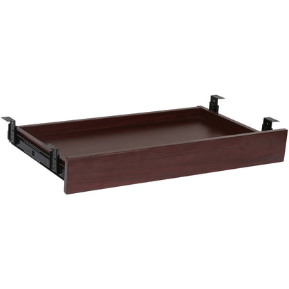Lorell Universal Center Drawer - 28.35" Length x 16.73" Width x 5.12" Height - Mahogany, Laminate - 1 Each