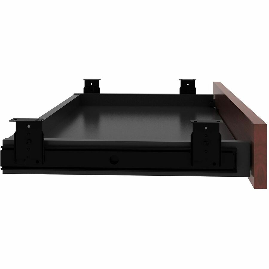 Lorell Universal Center Drawer - 28.35" Length x 16.73" Width x 5.12" Height - Mahogany, Laminate - 1 Each