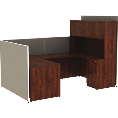 Lorell Panel System Partition Fabric Panel - 48.4" Width x 71" Height - Steel Frame - Gray - 1 Each
