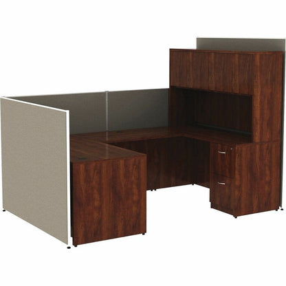 Lorell Panel System Partition Fabric Panel - 48.4" Width x 71" Height - Steel Frame - Gray - 1 Each