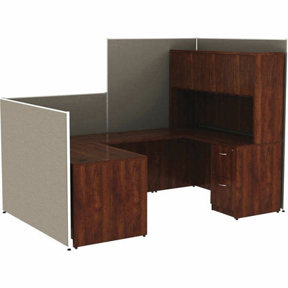 Lorell Panel System Partition Fabric Panel - 60.8" Width x 60" Height - Steel Frame - Gray - 1 Each