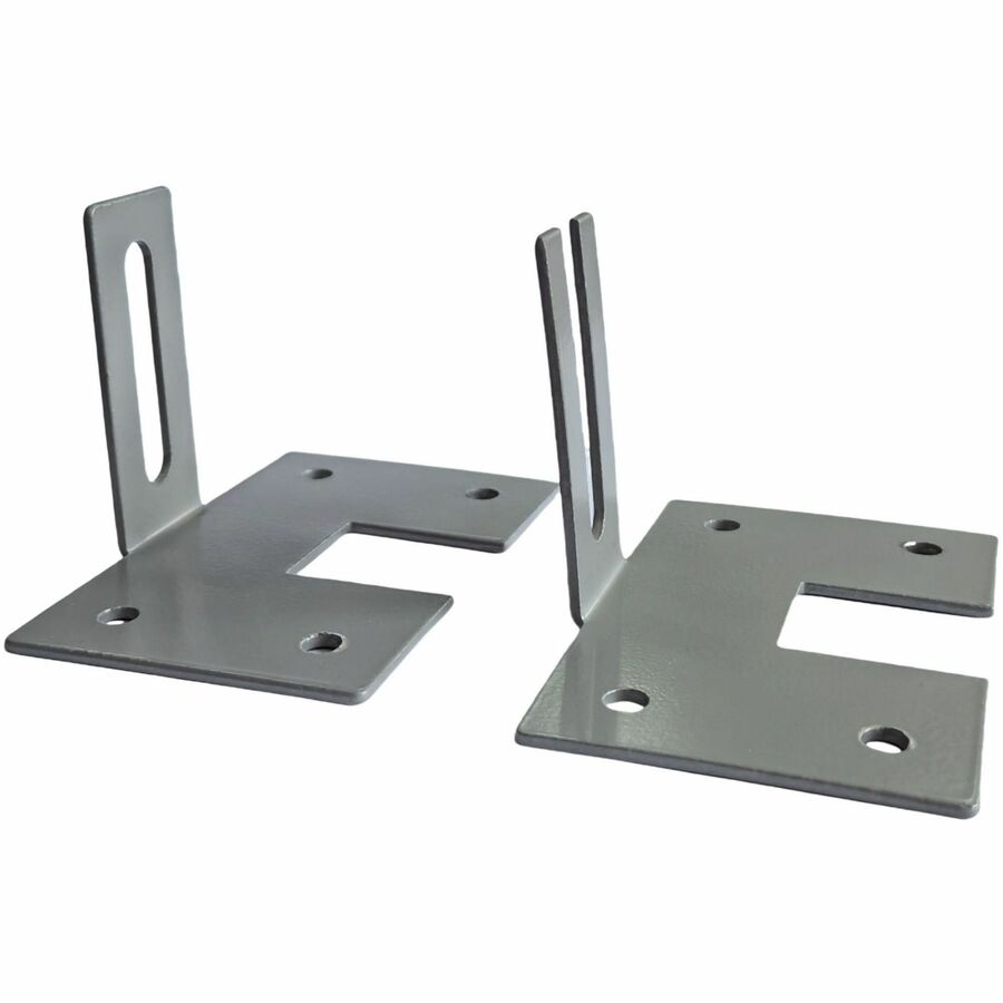 Lorell Panel System Wall Brackets - 2.50" Width x 3.75" Depth x 2.50" Height - Aluminum - Aluminum - 1 Set