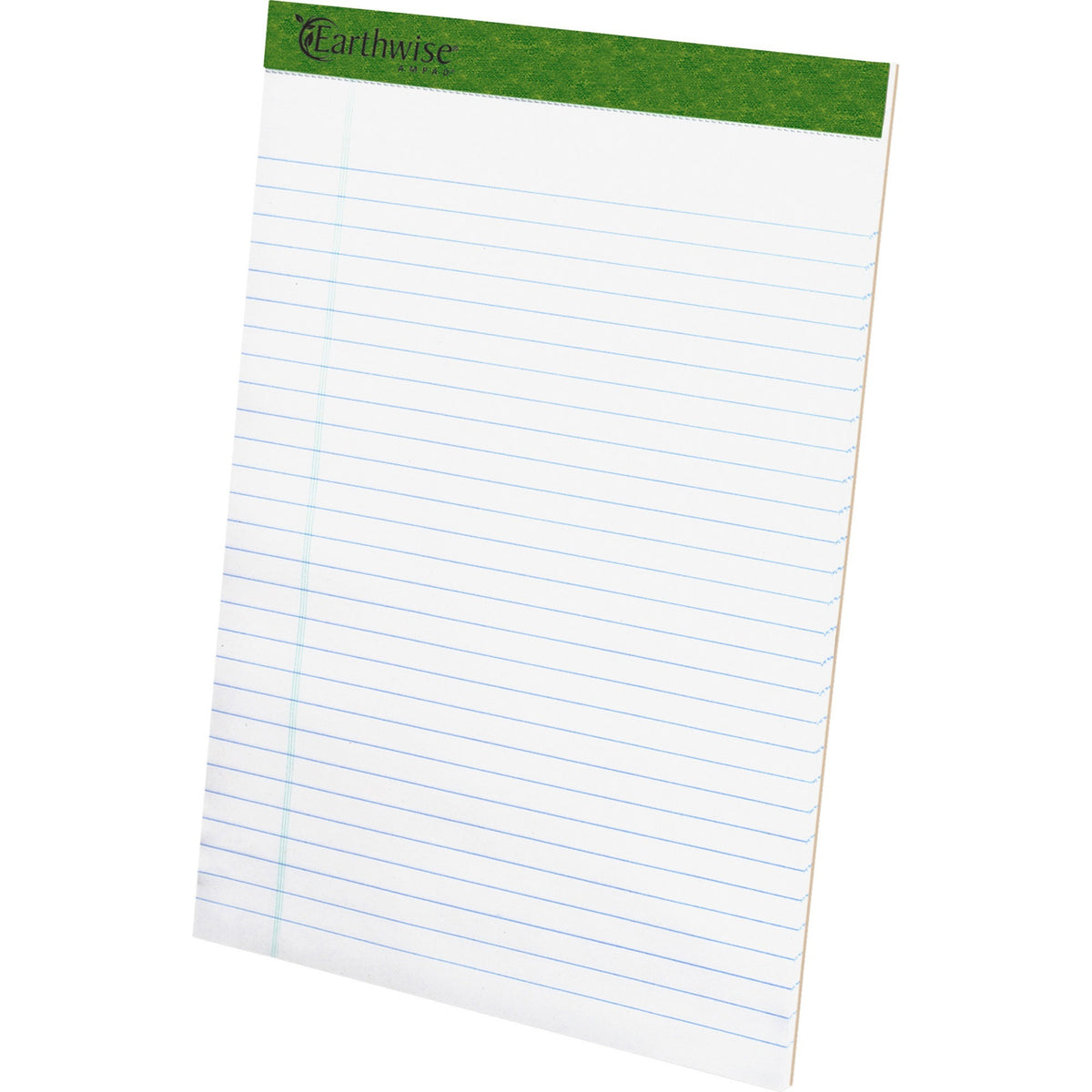 TOPS Recycled Perforated Legal Writing Pads - 50 Sheets - 0.34" Ruled - 15 lb Basis Weight - 8 1/2" x 11 3/4" Sheet Size