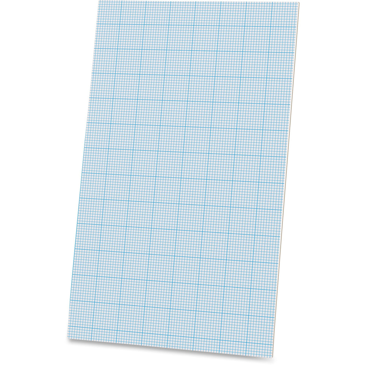 Ampad Graph Pad - 40 Sheets - Glue - 20 lb Basis Weight - Legal - 8 1/2" x 14" Sheet Size - White Paper - Chipboard Back