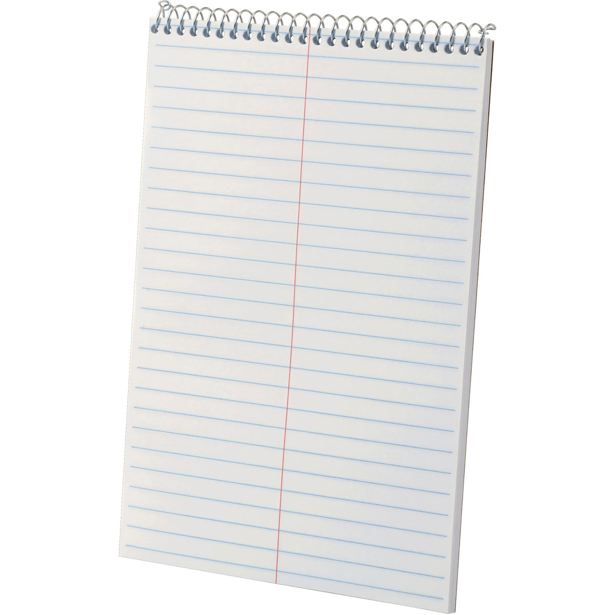 Ampad Gregg-ruled White Steno Book - 80 Sheets - Wire Bound - Ruled Margin - 15 lb Basis Weight - 6" x 9" Sheet Size - W