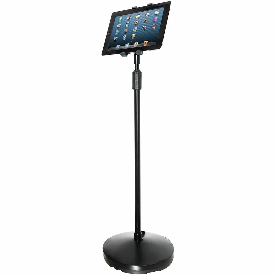 Kantek Tablet Floor Stand - Floor Stand - Black - 1 Each