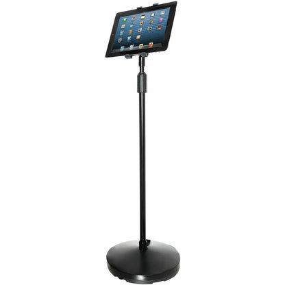 Kantek Tablet Floor Stand - Floor Stand - Black - 1 Each
