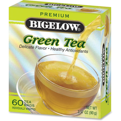 Bigelow® Blend Green Tea Bag Green Tea Bag - 3.2 oz Per Box - 60 - 60 / Box