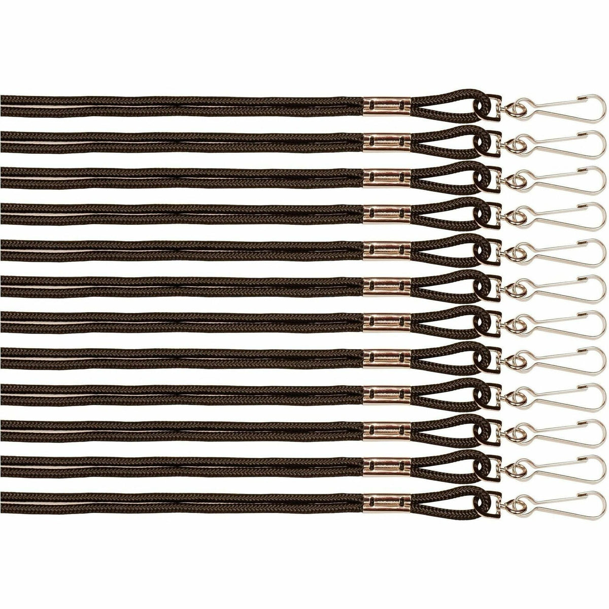 Champion Sports Heavy-duty Nylon Lanyard - 10" Length - Black - Nylon - 1 Pack