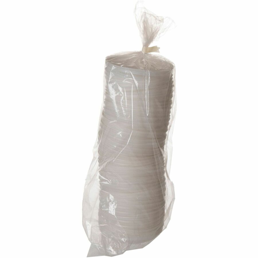 Eco-Products Evolution World Hot Cup Lids - Polystyrene - White - 1000 / Carton