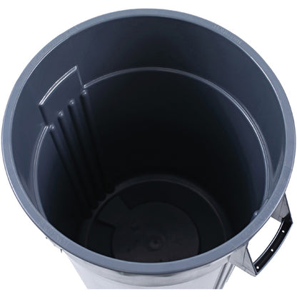 Genuine Joe 44-gallon Heavy-duty Trash Container - 44 gal Capacity - Heavy Duty, Handle - 24" Height x 31.5" Width x 24"