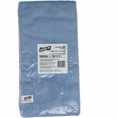 Genuine Joe General Purpose Microfiber Cloth - For Multipurpose - Cloth - 16" Length x 16" Width - 12 / Bag