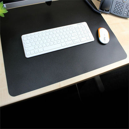 Lorell 39655 Desk Pad - Rectangular - 24" Width x 19" Depth - Black