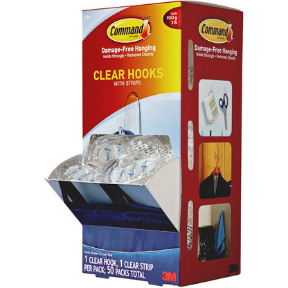 Command Hook Trial Pack - Medium - 2 lb (907.2 g) Capacity - White - 50 / Carton