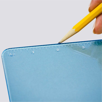 Officemate Transparent Clipboard - 0.50" Clip Capacity - 8 1/2" x 11" Sheet Size - Plastic - Clear - 1 Each