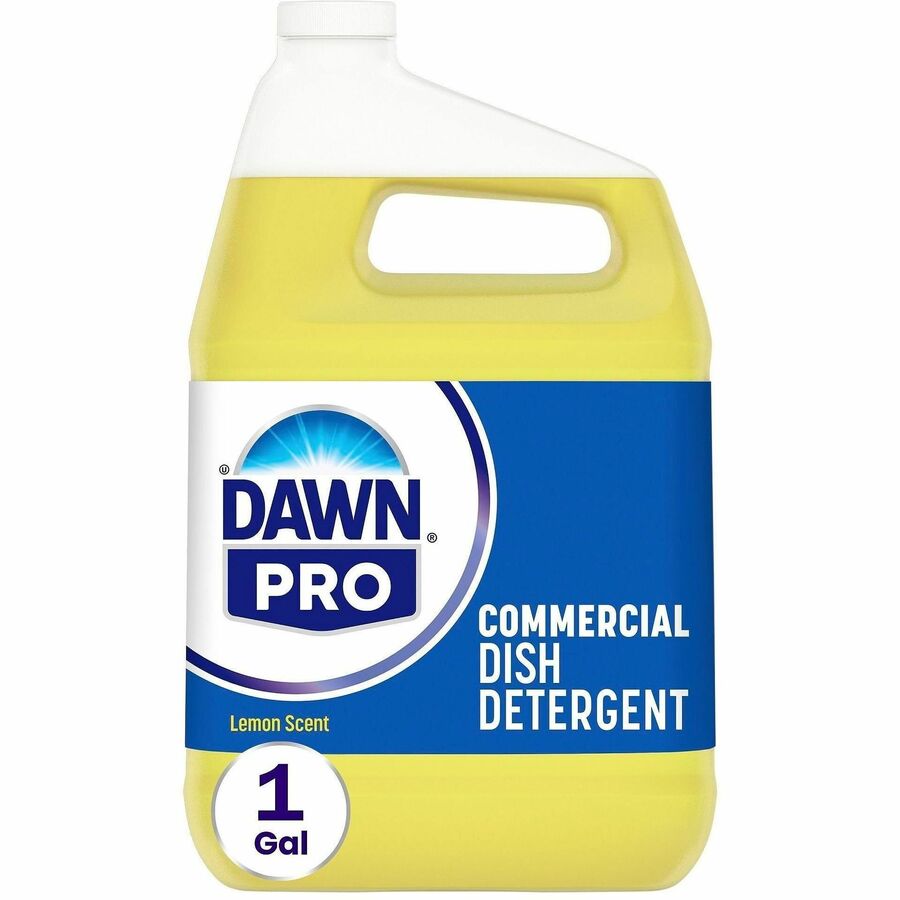Dawn Commercial Concentrated Lemon-Scented Dish Detergent - For Multipurpose - Liquid - 128 fl oz (4 quart) - Lemon Scen