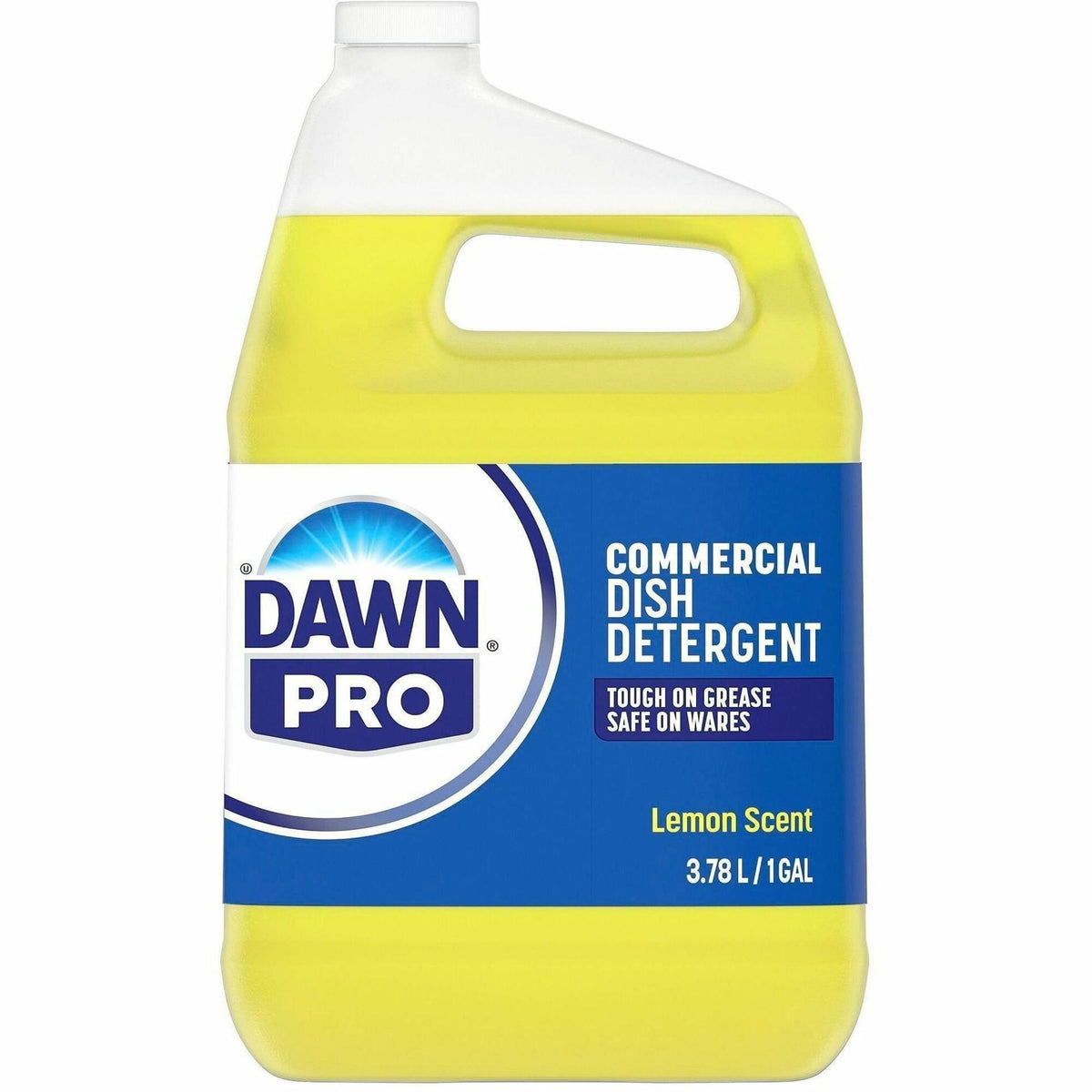 Dawn Commercial Concentrated Lemon-Scented Dish Detergent - For Multipurpose - Liquid - 128 fl oz (4 quart) - Lemon Scen