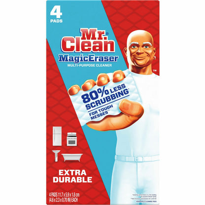 Mr. Clean Magic Eraser Extra Durable Pads - For Multipurpose - Recommended For: Dirt Remover, Grime Remover, Soil Remove