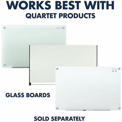 Quartet Large Glass Board Magnets - 6 / Pack - Clear