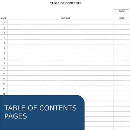 Roaring Spring 4x4 Graph Single Copy Lab Book with Numbered Pages - 72 Sheets - 144 Pages - Printed - Casebound/Sewn - 1