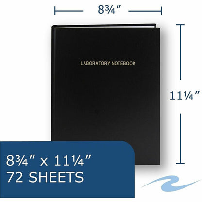 Roaring Spring 4x4 Graph Single Copy Lab Book with Numbered Pages - 72 Sheets - 144 Pages - Printed - Casebound/Sewn - 1