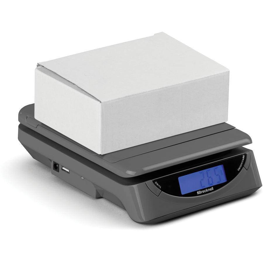 Brecknell PS25 Electronic Scale - 25 lb / 11.50 kg Maximum Weight Capacity - Gray - 1 Each