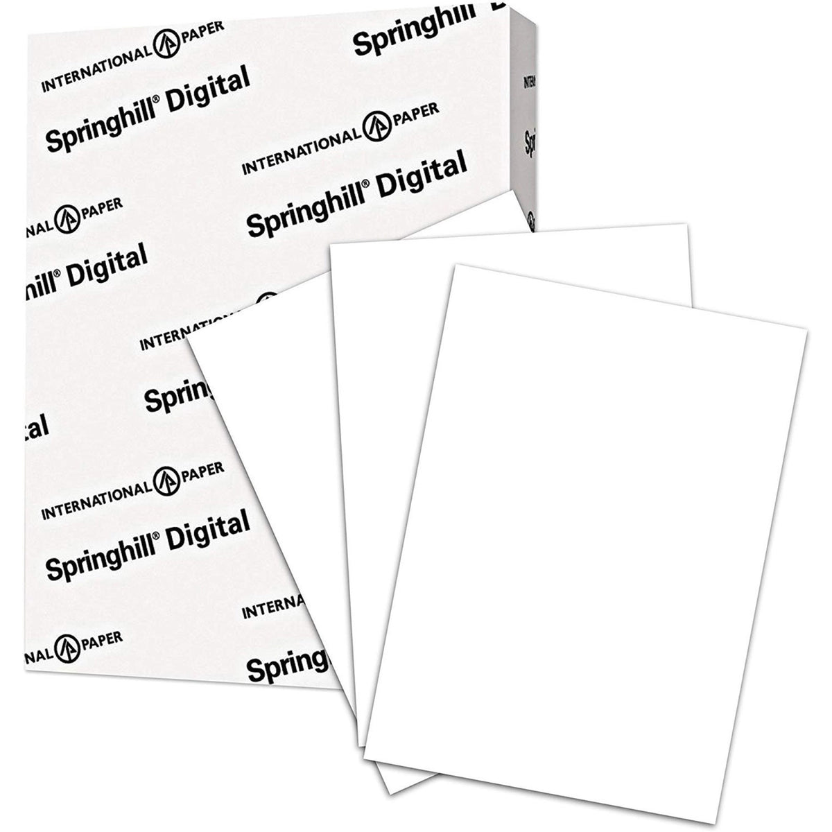 Springhill Multipurpose Cardstock - White - 92 Brightness - Letter - 8 1/2" x 11" - 110 lb Basis Weight - Smooth, Hard -