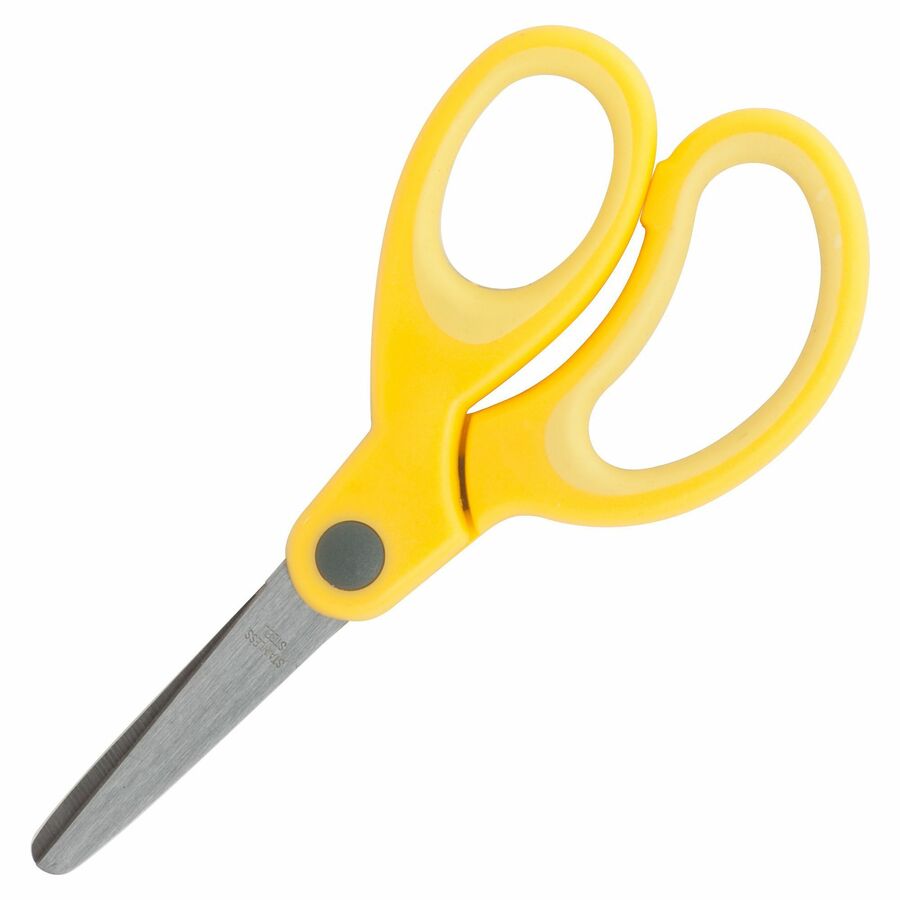 Sparco 5" Kids Blunt End Scissors - 5" Overall Length - Blunted Tip - Assorted - 12 / Pack