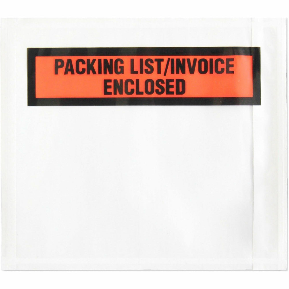 Sparco Pre-Labeled Waterproof Packing Envelopes - Packing List - 4 1/2" Width x 5 1/2" Length - Self-adhesive Seal - Whi