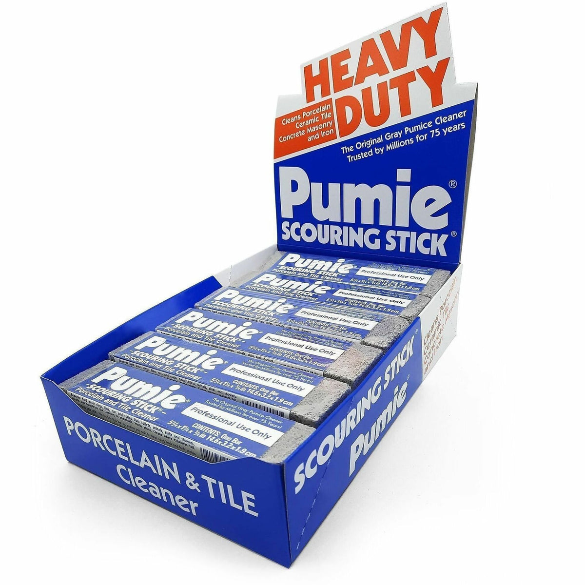 U.S. Pumice US Pumice Co. Heavy Duty Pumie Scouring Stick - For Multipurpose - 12 / Pack