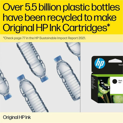 HP 62 (C2P06AN) Original Inkjet Ink Cartridge - Cyan, Magenta, Yellow - 1 Each - 165 Pages