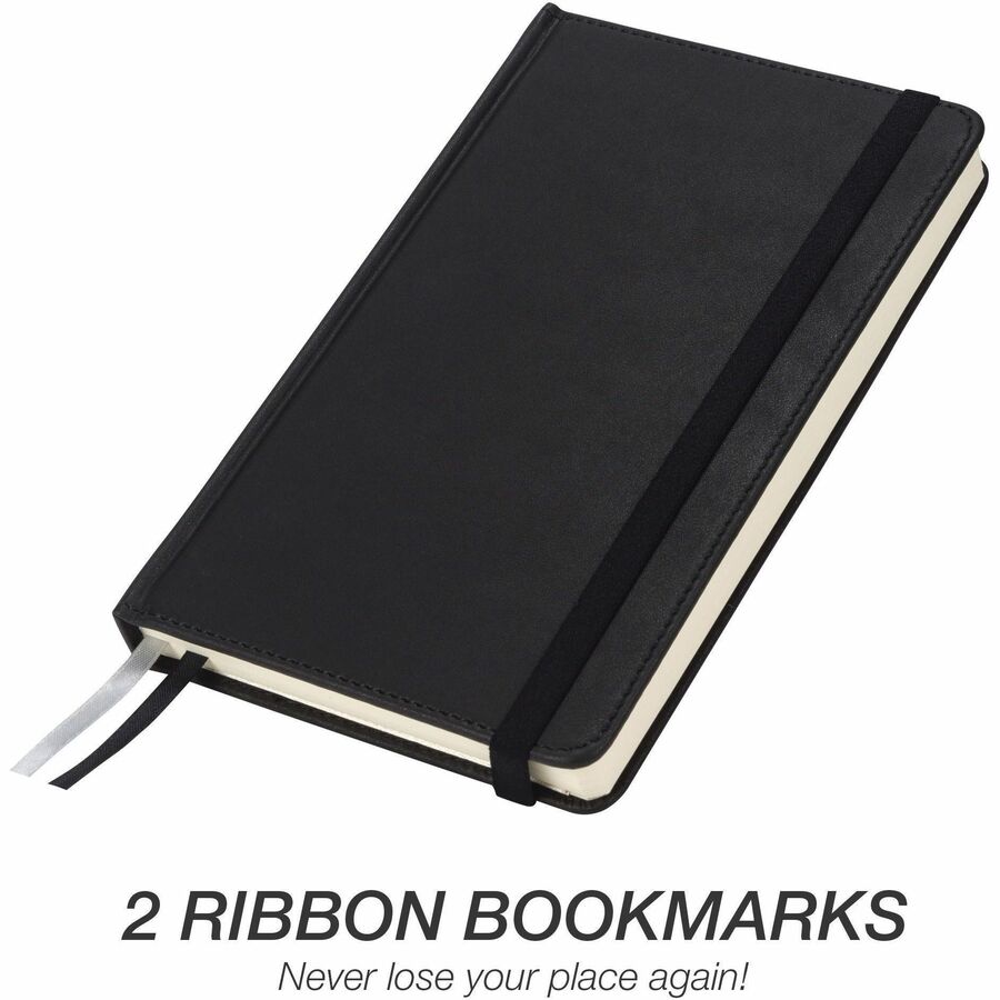 Samsill Classic Hardbound Journal - 120 Sheets - 240 Pages - Front Ruling Surface - Ruled Front Ruling - 90 g/m² Grammag