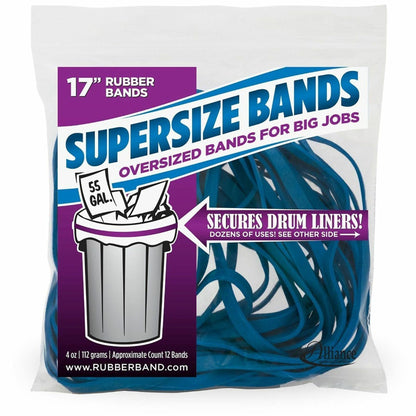 Alliance Rubber SuperSize Bands - Size: Large - 250 mil Thickness - Reusable, Heavy Duty, Environmentally Friendly, Elas