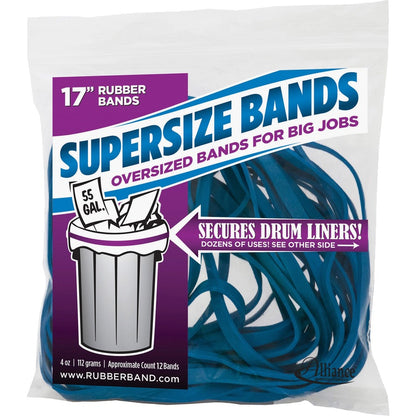 Alliance Rubber SuperSize Bands - Size: Large - 250 mil Thickness - Reusable, Heavy Duty, Environmentally Friendly, Elas