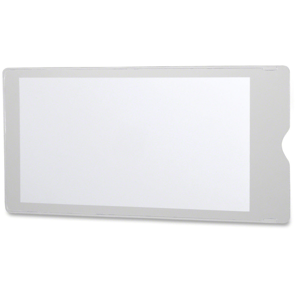 Oxford File Jacket - 9" x 4" - Vinyl - Clear - Durable, Water Proof, Heavy Duty, Tear Resistant - 50 / Box
