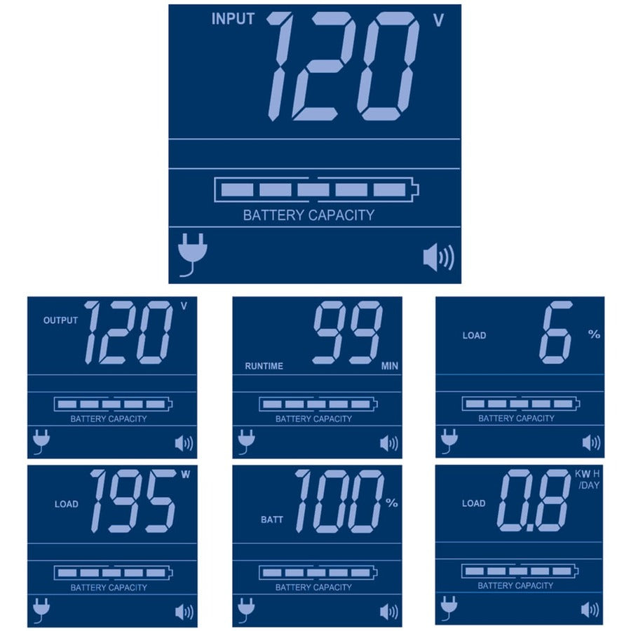 Tripp Lite series Line-interactive UPS Power Supply - 2U Rack/Tower - 6.50 Minute Stand-by - 120 V AC Input - 120 V AC O