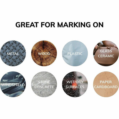 uni® uni-Paint PX-20 Oil-Based Marker - Violet Ink - Oil Based - White Barrel - 12 / Dozen