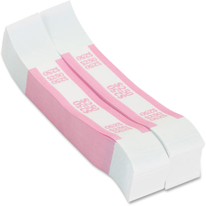 PAP-R Currency Straps - 1.25" Width - Total $250 in $1 Denomination - Self-sealing, Self-adhesive, Durable - 20 lb Basis