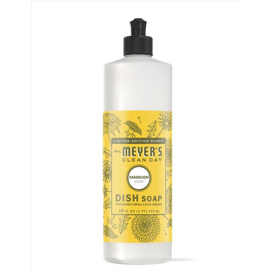 Mrs. Meyer's Clean Day Dandelion Scent Liquid Dish Soap 16 oz 1 pk