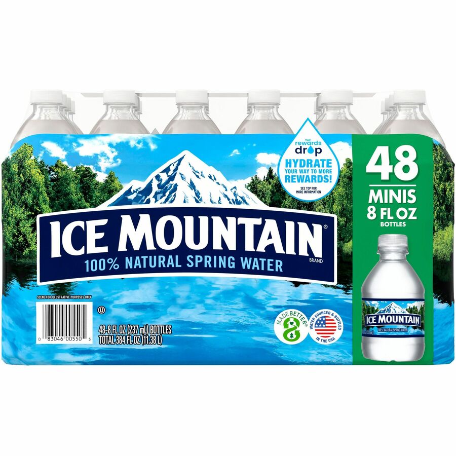 Primo Brands Natural Spring Water - 8 fl oz (237 mL) - 48 / Carton