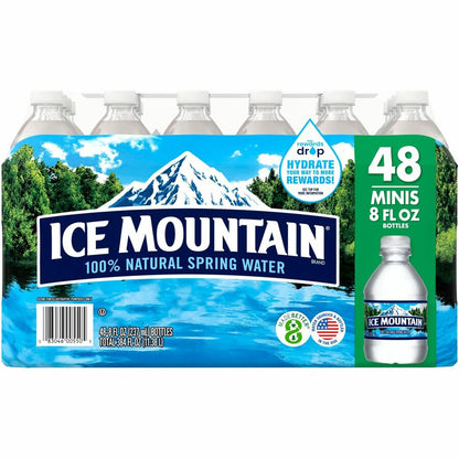 Primo Brands Natural Spring Water - 8 fl oz (237 mL) - 48 / Carton