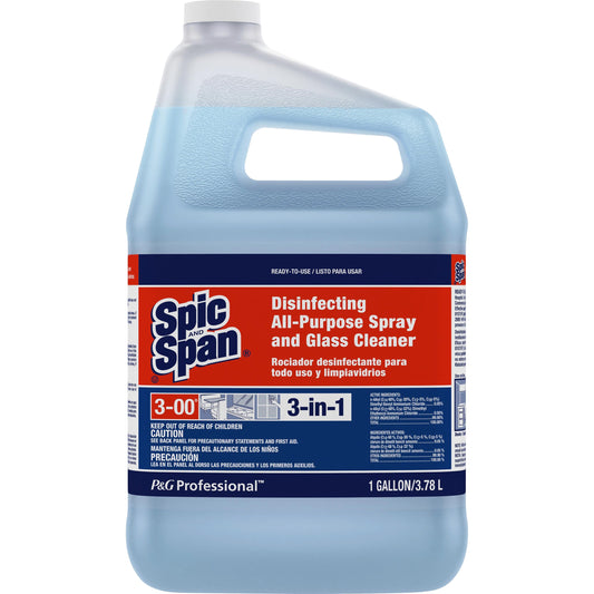 Spic and Span 3-in-1 All-Purpose Glass Cleaner - For Multipurpose - Concentrate - 128 fl oz (4 quart) - Fresh Scent - 1 