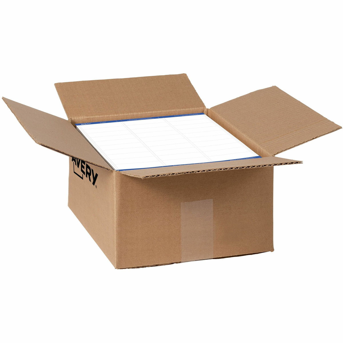 Avery® TrueBlock White Shipping Labels - 1" Width x 2 5/8" Length - Permanent Adhesive - Rectangle - Laser - Matte White