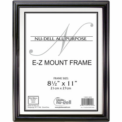 Golite nu-dell All-purpose E-Z Mount Frames - 8.50" x 11" Frame Size - Rectangle - Horizontal, Vertical - Break Resistan