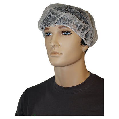 Genuine Joe Nonwoven Bouffant Cap - Recommended for: Hospital, Laboratory - Large - 21" Stretched Diameter - Contaminant