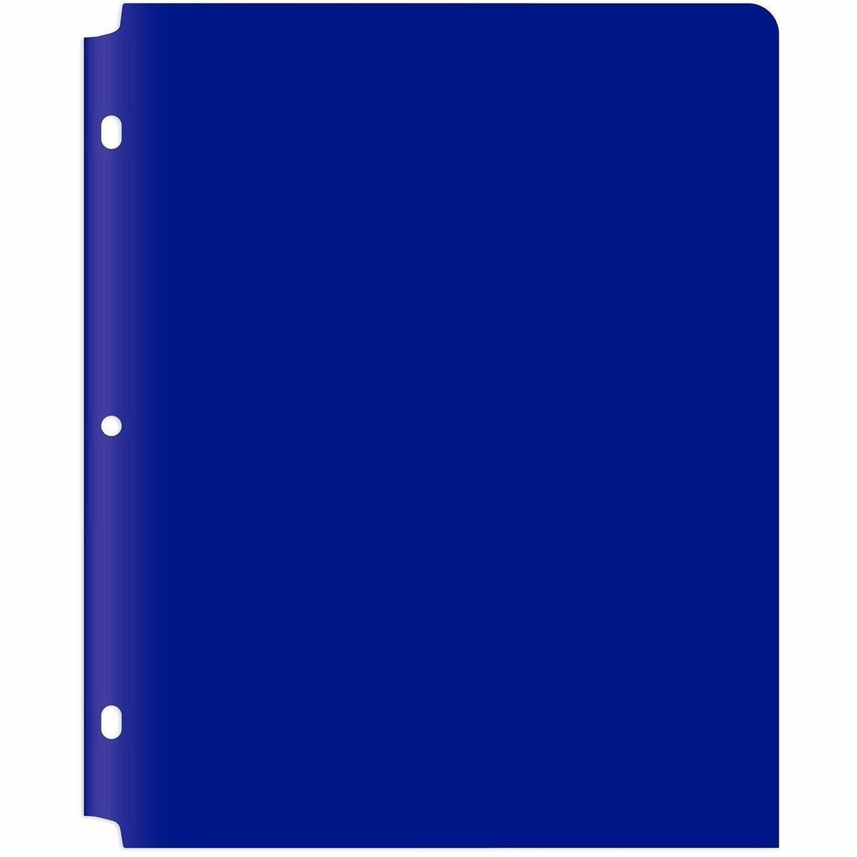 C-Line Letter Pocket Folder - 8 1/2" x 11" - 2 Pocket - Blue - Heavyweight - 25 / Box