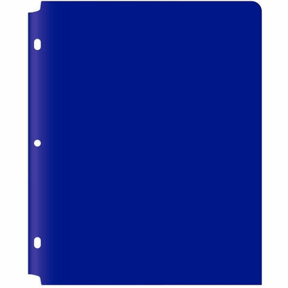 C-Line Letter Pocket Folder - 8 1/2" x 11" - 2 Pocket - Blue - Heavyweight - 25 / Box