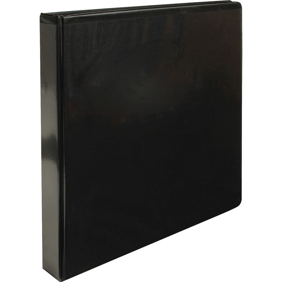 Business Source Round-ring View Binder - 1" Binder Capacity - Letter - 8 1/2" x 11" Sheet Size - 225 Sheet Capacity - 12